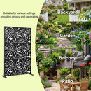 Metal Privacy Screens 3.3Ft x 6Ft Outdoor and Indoor Divider by HouseOfZazla