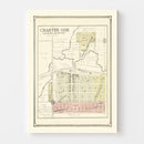Vintage Map of Charter Oak, Iowa 1908