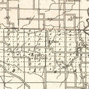 Vintage Map of Cedar County, Missouri 1908