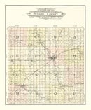 Vintage Map of Seward County, Nebraska 1908