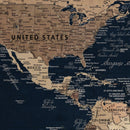 Custom Push Pin World Map Canvas Print – Custom Framed by MyGreatCanvas | Canvas Wall Art Prints | Photo Prints & Wall Decor