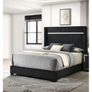 Contemporary Upholstered Bed by Unique Piece Furniture