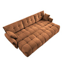 Sofa Set With Ottoman And Pillows, Textured, High Resilience Cushions by HouseOfZazla