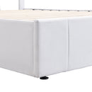 Elegant Upholstered Platform Bed With Hydraulic Storage System by HouseOfZazla