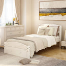 Platform Bed Frame With Storage Drawer And Wood Slat Support No Box Spring Needed