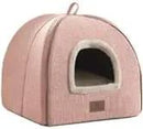 Cat Bed for Indoor Cats - Cat Cave Cat House Cats Tent with Removable Washable Cushioned Pillow, Soft and Self Kitten beds by CozyNest Decor