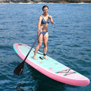 10 Feet Inflatable Stand up Paddle Board with 3 Fins and Adjustable Paddle-S by LJGDeals
