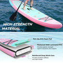 10 Feet Inflatable Stand up Paddle Board with 3 Fins and Adjustable Paddle-S by LJGDeals