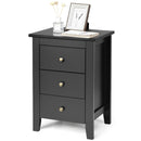 Nightstand End Beside Table Drawers Modern Storage Bedroom Furniture by DirectDeals