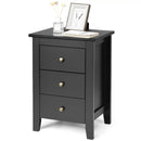 Nightstand End Beside Table Drawers Modern Storage Bedroom Furniture by LJGDeals
