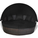 Patio Round Daybed Rattan Furniture Sets with Canopy by LJGDeals