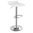 Set of 2 Adjustable PU Leather Backless Bar Stools by LJGDeals