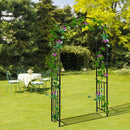 7.2 Feet Garden Decoration Climbing Plants Arch by LJGDeals
