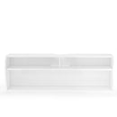 48.5 Inch 2 Tier Modern Wall Mounted Hanging Floating Shelf