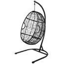 Hanging Cushioned Hammock Chair with Stand by LJGDeals
