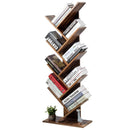 8-Tier Free Standing Tree Bookshelf-Coffee by LJGDeals