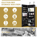 Lockable Storage Jewelry Cabinet with Frameless Mirror by LJGDeals