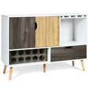 Mid-Century Buffet Sideboard Wooden Storage Cabinet by LJGDeals