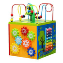 5-in-1 Wooden Activity Cube Toy by LJGDeals