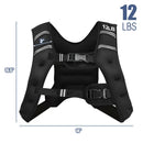 Training Weight Vest Workout Equipment with Adjustable Buckles and Mesh Bag by LJGDeals