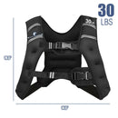 Training Weight Vest Workout Equipment with Adjustable Buckles and Mesh Bag by LJGDeals