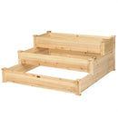 3 Tier Elevated Wooden Vegetable Garden Bed by LJGDeals