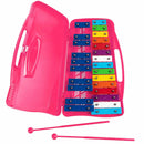 25 Notes Kids Glockenspiel Chromatic Metal Xylophone-Pink by LJGDeals