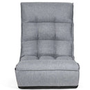 4-Position Adjustable Floor Chair Folding Lazy Sofa by LJGDeals