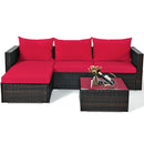 5 Pieces Patio Rattan by LJGDeals