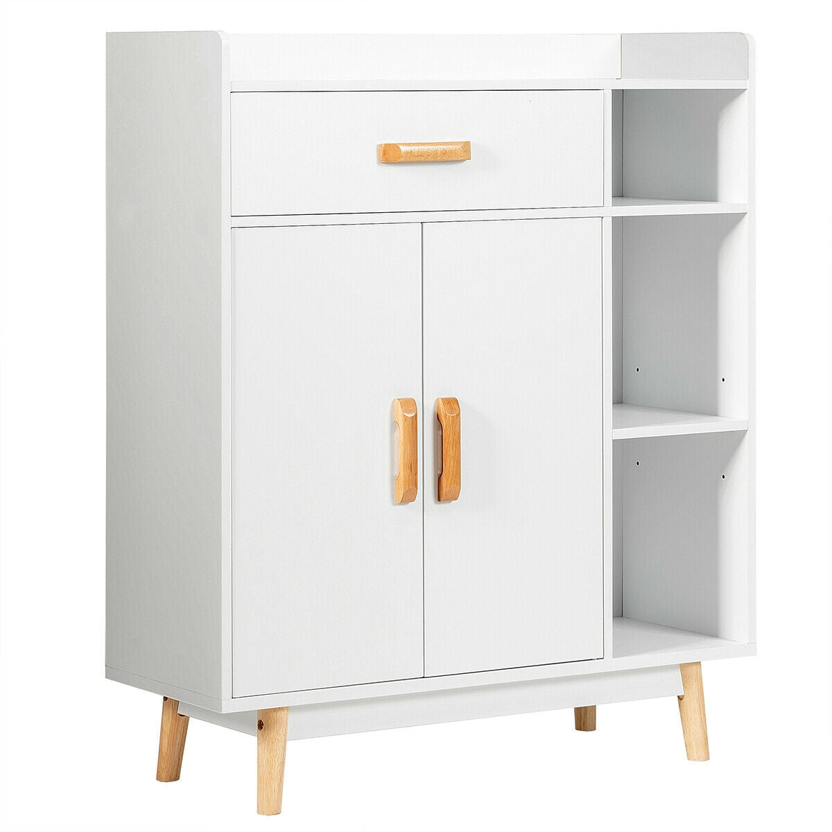 Floor Storage Cabinet Free Standing Cupboard Chest, photo 3 of 9