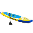 10 Feet Inflatable Stand Up Paddle Board 6 Inches Thick with Backpack Leash Aluminum Paddle by LJGDeals