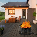 58 000BTU Firebowl Outdoor Portable Propane Gas Fire Pit with Cover and Carry Kit by LJGDeals