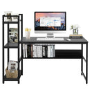 59-Inch Computer Desk Home Office Workstation 4-Tier Storage Shelves by LJGDeals