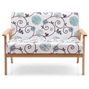 Modern Fabric Loveseat Sofa Couch Upholstered 2-Seat Armchair by LJGDeals