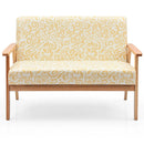 Modern Fabric Loveseat Sofa Couch Upholstered 2-Seat Armchair by LJGDeals