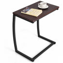 Steel Frame C-shaped Sofa Side End Table-Coffee by LJGDeals