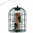 Squirrel-proof Caged Tube Wild Bird Feeder Outdoor Metal Seed Guard Deterrent by LJGDeals