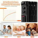 1500W Oil Filled Portable Radiator Space Heater with Adjustable Thermostat by LJGDeals