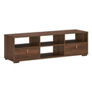 TV Stand Entertainment Media Center Console for TV's up to 60 Inch with Drawers Walnut by LJGDeals