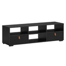 TV Stand Entertainment Media Center Console for TV's up to 60 Inch with Drawers Walnut by LJGDeals