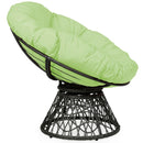 Rattan Papasan Chair Ergonomic 360-degree Swivel Soft Cushion Garden by DirectDeals
