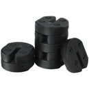 Set of 8 Canopy Weights 40lbs Weight Plate Kit with No-Pinch Design by LJGDeals