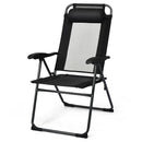 4 Pieces Patio Garden Adjustable Reclining Folding Chairs with Headrest by LJGDeals