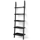 5-Tier Wall-leaning Ladder Shelf Display Rack for Plants and Books by LJGDeals