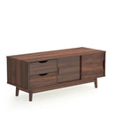 TV Stand for TV up to 60 Inch Media Console Table Storage with Doors by LJGDeals