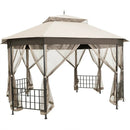 10’x 12’ Octagonal Patio Gazebo by LJGDeals