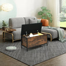 Entryway Flip Top Ottoman Stool with Padded Seat by LJGDeals