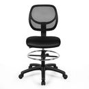 Adjustable Height Mid Back Mesh Drafting Office Chair by LJGDeals