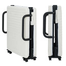 Adjustable Folding Guest Bed Frame with Mattress and Wheels by LJGDeals