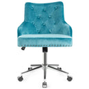 Tufted Upholstered Swivel Computer Desk Chair with Nailed Tri by LJGDeals